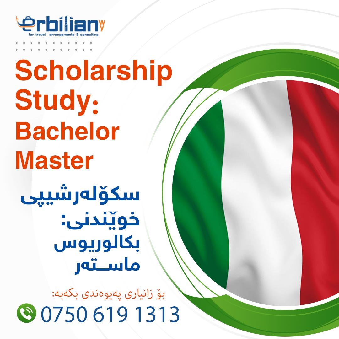 Scholarship study for Bachelor and Master in Italy